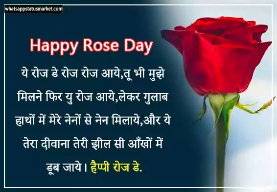 rose day images shayari marathi