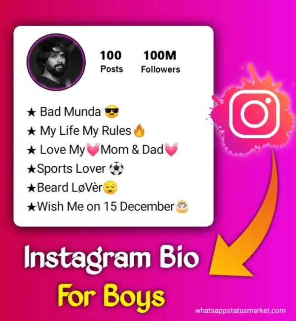 instagram bio image