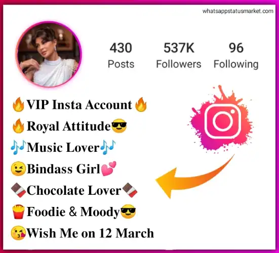 2 line bio for instagram for girl