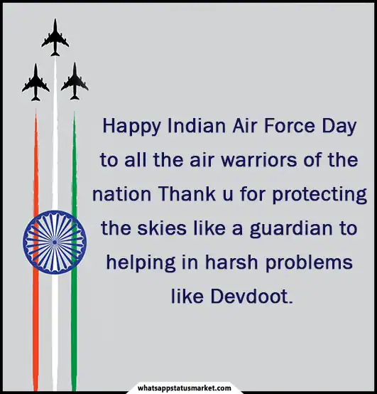 indian air force day wishes images
