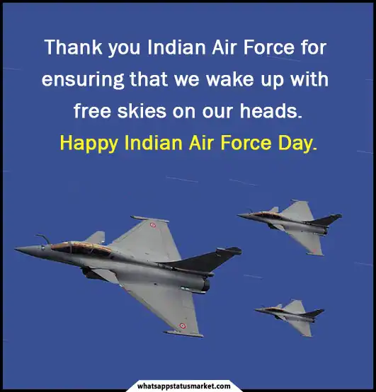 indian air force day wishes images download