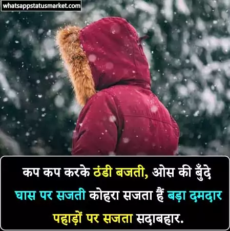 TOP 50+ Winter Shayari in Hindi | ठंड पर शायरी [2023]