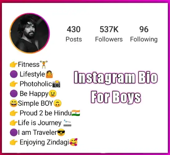 bio for instagram for boy attitude in hindi and english