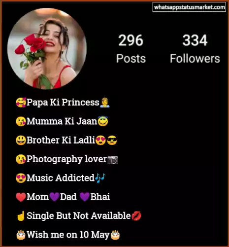 girls attitude bio for instagram