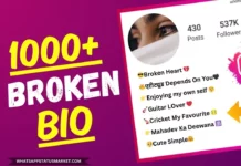 Best 1000+ Broken Bio For Instagram | Broken Bio 2025